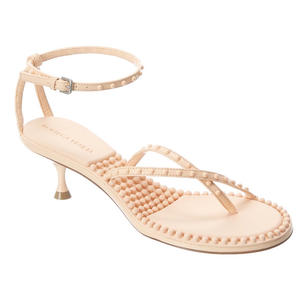 Bottega Veneta Lagoon Bubble Leather Sandal